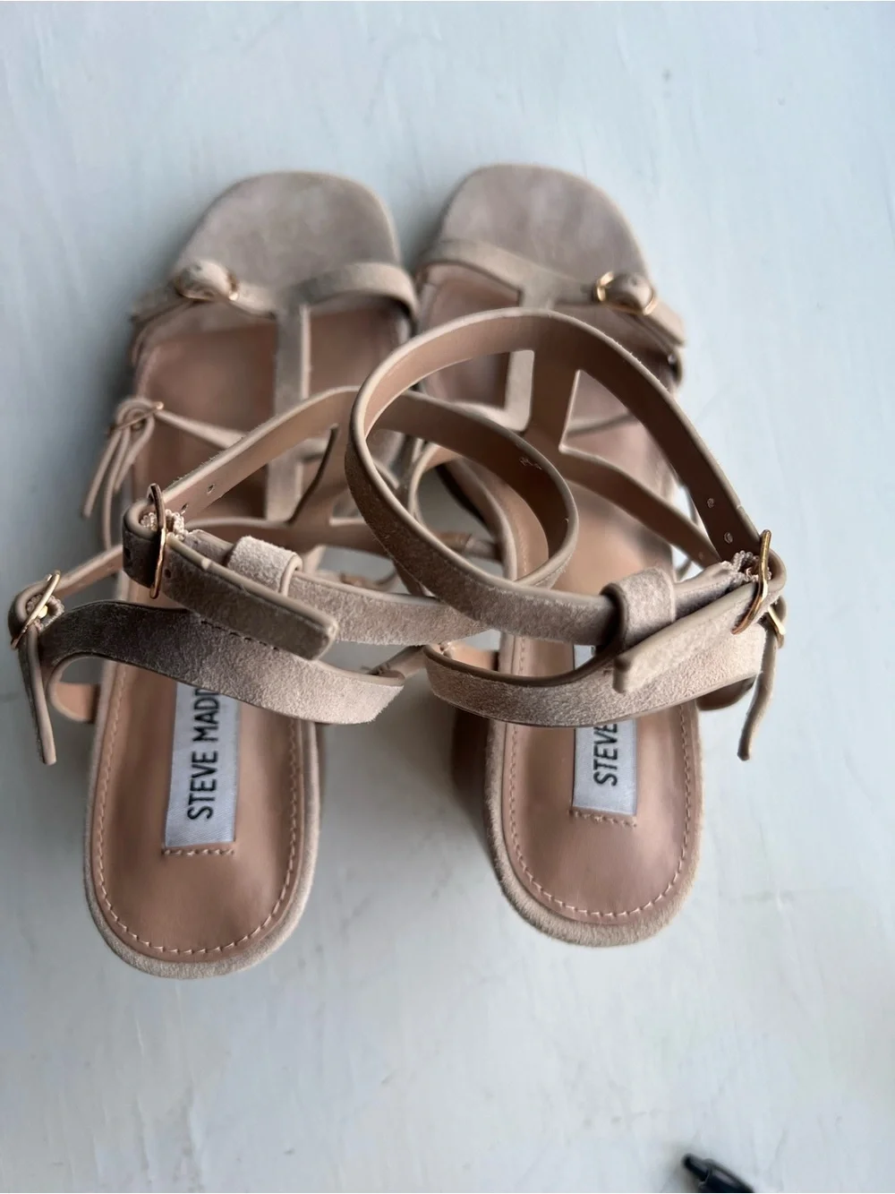 Steve Madden Daelene Leather Sandals, 8.5